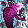 プログラムのアイコン：Koi Fish Color by Number
