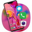 Icon of program: Red paint colorful flower…