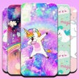 프로그램 아이콘: Pink Unicorn : HD Wallpap…