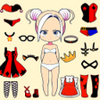 プログラムのアイコン：Dress Up Doll Blox: Girls…