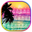Holiday Coconut Sunset Keyboard Theme icon