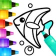 Иконка программы: Kids coloring games for 3…