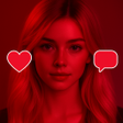 أيقونة البرنامج: Flirtly: AI Girl  Compani…