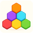 ไอคอนของโปรแกรม: HexaStack: Color Puzzle