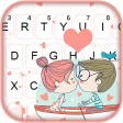 Couple Kiss Doodle Keyboard Th