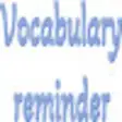 Vocabulary reminder