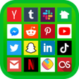 أيقونة البرنامج: All social media in one a…
