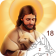 プログラムのアイコン：Bible Color - Color by Nu…