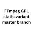 أيقونة البرنامج: FFmpeg GPL static variant…