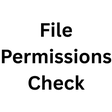 Ícone do programa: File Permissions Check