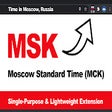 Icon of program: Time in Moscow, Russia