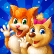 ไอคอนของโปรแกรม: Cat  Dog Story Adventure …