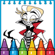 プログラムのアイコン：Hazbin coloring book Hote…