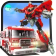 Robot Firefighter Rescue Fire Truck Simulator 2018