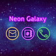 Stylish Wallpaper Neon Galaxy Theme