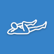 Back pain relief exercises at home icon