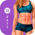 Programın simgesi: 30 Days Six Pack Abs Home…