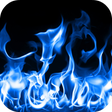 Icoon van programma: Blue Fire Live Wallpaper …