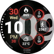 ไอคอนของโปรแกรม: Huge Watch Face