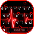 程序图标：Neon Red Heartbeat Theme