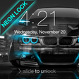 Icon of program: Neon Cars Lock Screen