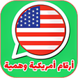 أيقونة البرنامج: أرقام أمريكية وهمية للوات…