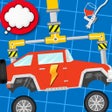ไอคอนของโปรแกรม: Car Factory: Spelling Gam…