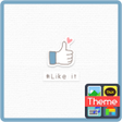 プログラムのアイコン：Like it 카톡 테마