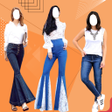 プログラムのアイコン：Girls Jeans Photo Suit