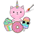 程序图标：Kawaii Game Coloring Book