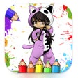 أيقونة البرنامج: Aphmau Tune ColorGame