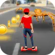 Hoverboard Racing Spider Attack