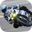 Motorbike driver 3D icon