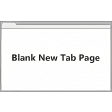 Blank New Tab Page