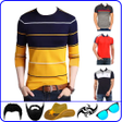 プログラムのアイコン：Men T Shirt Photo Suit Ed…