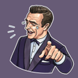 Ícone do programa: Celebrities Stickers - WA…
