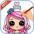 Icon of program: Learn To Draw Cute Girls