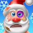 Little Santa Doctor Snowman ER Christmas Hospital icon