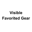 程序图标：Visible Favorited Gear