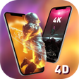 プログラムのアイコン：HD 4D Live Wallpapers 4K