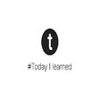 Biểu tượng của chương trình: #Today I learned