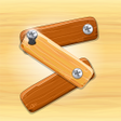 Wood Nuts  Bolts Screw Puzzle