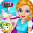 Supermarket Shopping Cashier - Fun Kids Girl Games