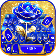 プログラムのアイコン：Gold Blue Rose Crystal Ke…