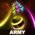 Army Road: Dancing Ball Tiles