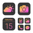 Wow Yellow Magenta - Icon Pack