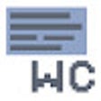 أيقونة البرنامج: Word and Char Counter