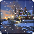أيقونة البرنامج: Winter Snow night HD Live…