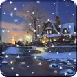 Winter Snow night HD Live Wallpaper Free