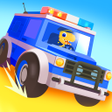 プログラムのアイコン：Dinosaur Police Car - for…
